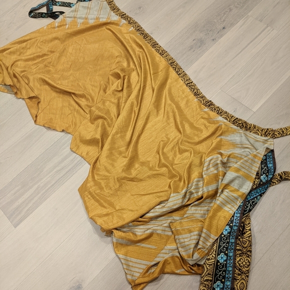 Silk blend wrap skirt (one size) - Picture 5 of 7